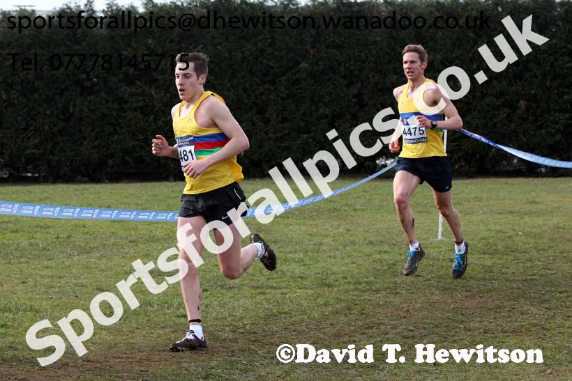 Senior mens 2016 Inter Counties Cross Country Champs. and Cross Challenge Final, Cofton Park, Birmingham. Photo: David T. Hewitson/Sports for All Pics